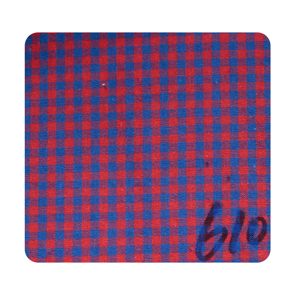 purple plaid fabric